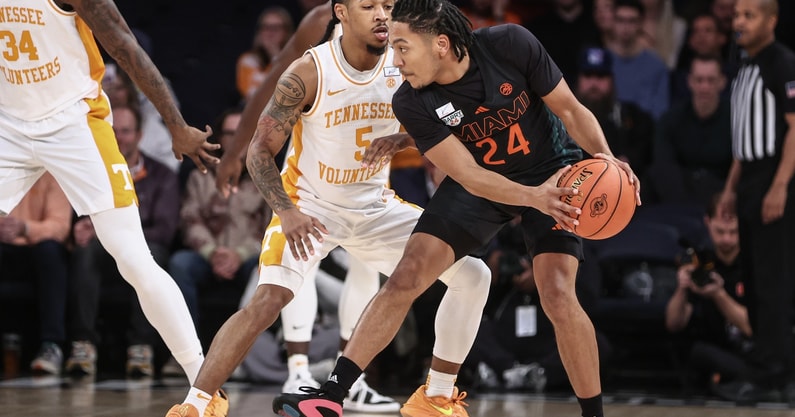 NCAA Basketball: Jimmy V Classic-Miami (FL) at Tennessee