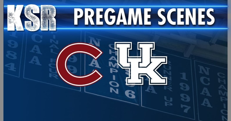 Pregame scenes ahead of Kentucky vs. Colgate