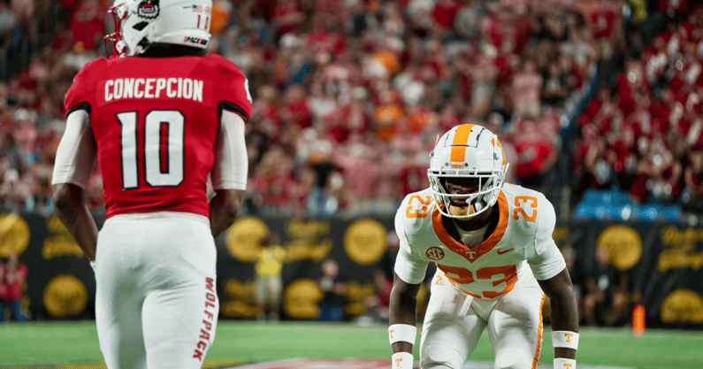 Tennessee DB Boo Carter. Credit: Volquest