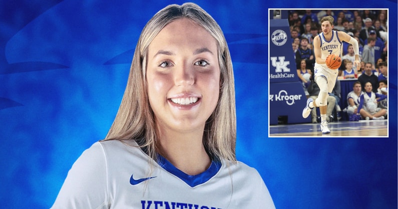 Andrew and Lizzie Carr (Photos via UK Athletics and KSR)