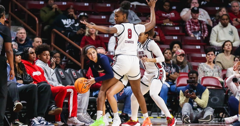 joyce-edwards_54215265109_o-South Carolina Gamecocks women's basketball vs Charleston Southern-Dec 19 2024-Credit Katie Dugan GamecockCentral