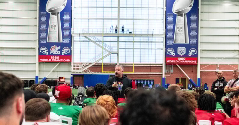 Matt Rhule Pinstripe Bowl pic