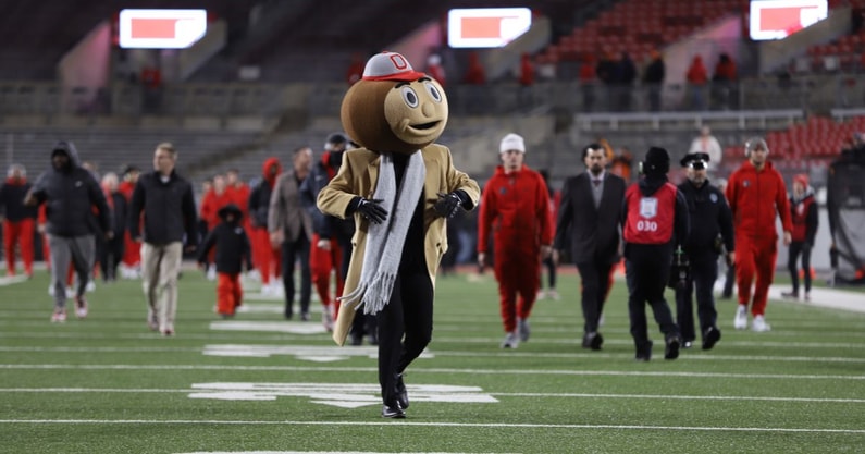 Brutus Buckeye by Mick Walker -- Lettermen Row --