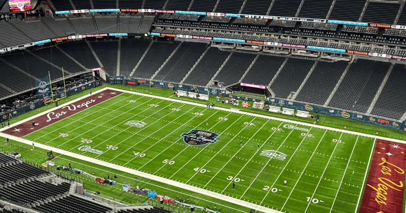 Allegiant Stadium is set for the SRS Distribution Las Vegas Bowl between the USC Trojans and Texas A&M Aggies