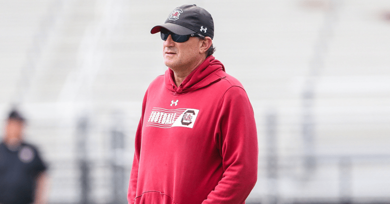 South Carolina offensive coordinator/quarterbacks coach Mike Shula (Katie Dugan/GamecockCentral)