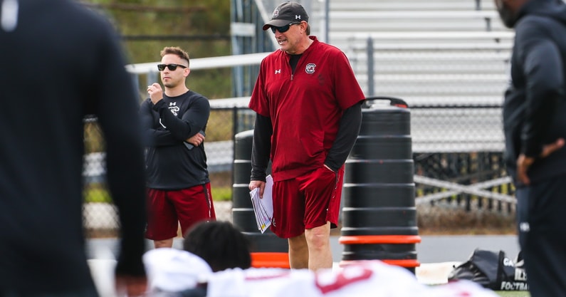 mike-shula_54234625578_o-South Carolina Gamecocks football-Citrus Bowl practice-Dec 29 2024-Credit Katie Dugan GamecockCentral
