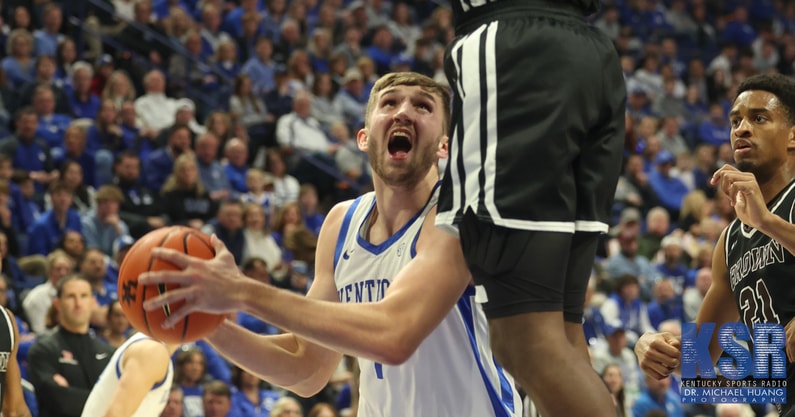 Kentucky forward Andrew Carr - Dr. Michael Huang, Kentucky Sports Radio