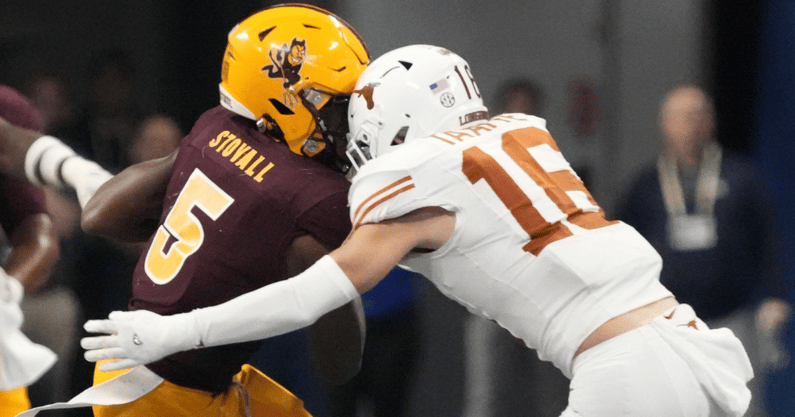 Texas DB Michael Taaffe (Targeting?)