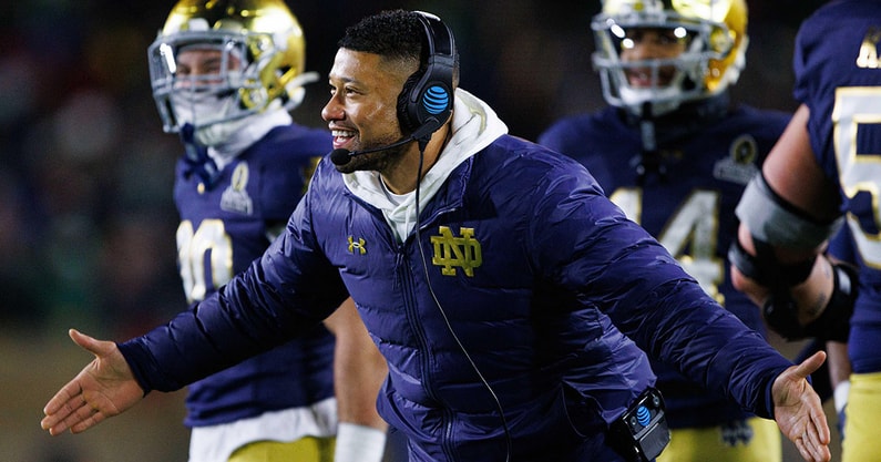 Notre Dame HC Marcus Freeman
