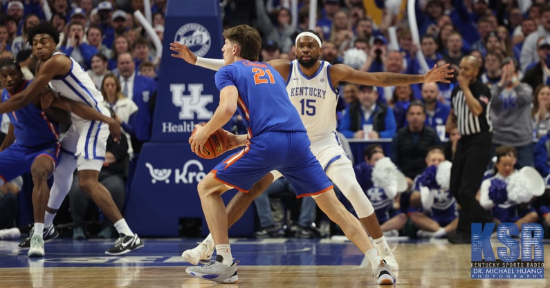 Kentucky forward Ansley Almonor on defense - Dr. Michael Huang, Kentucky Sports Radio