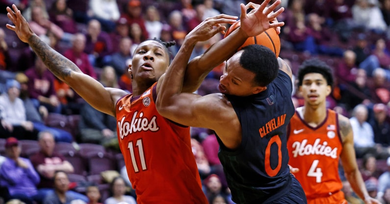 NCAA Basketball: Miami at Virginia Tech
