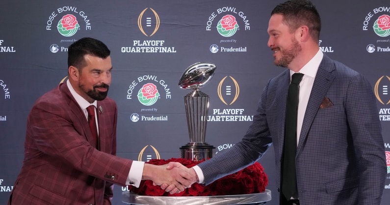 NCAA Football: Rose Bowl Head Coaches Press Conference