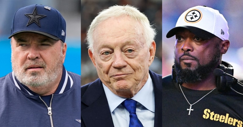 BREAKING NEWS: Mike Tomlin is reportedly set to leave the Pittsburgh Steelers to take on the head coaching position at the Dallas Cowboys.THANHDUNG