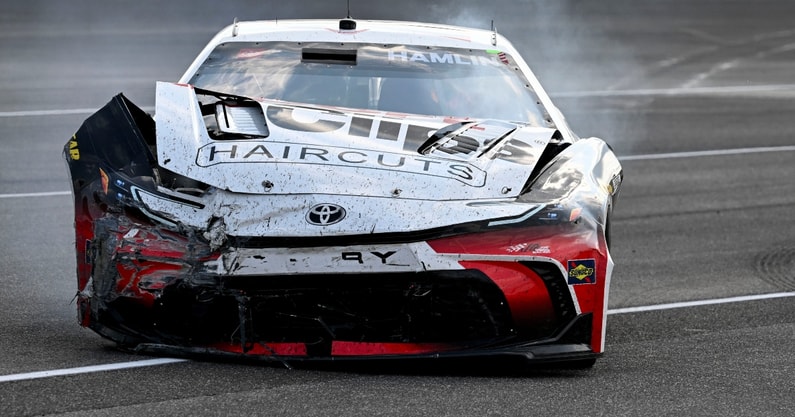 NASCAR damaged vehicle policy