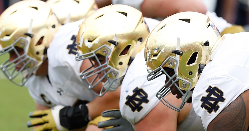 Notre Dame Offensive Line
