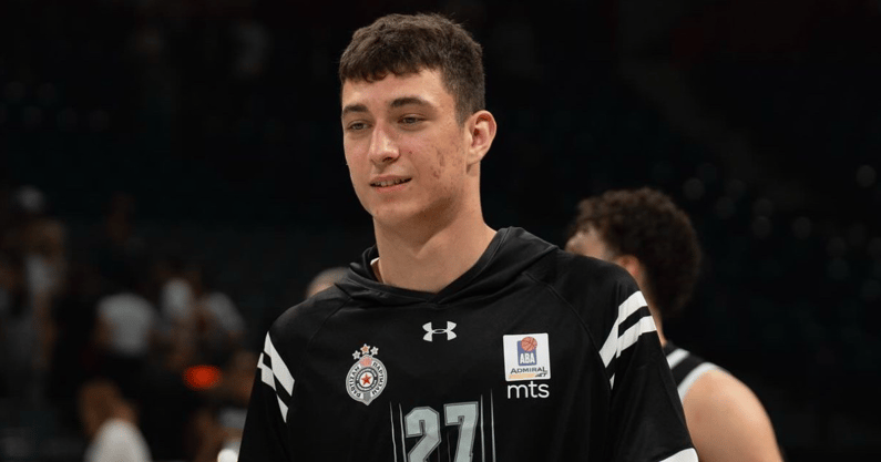 Michigan target Aleksa Dimitrijević. / Player Instagram page