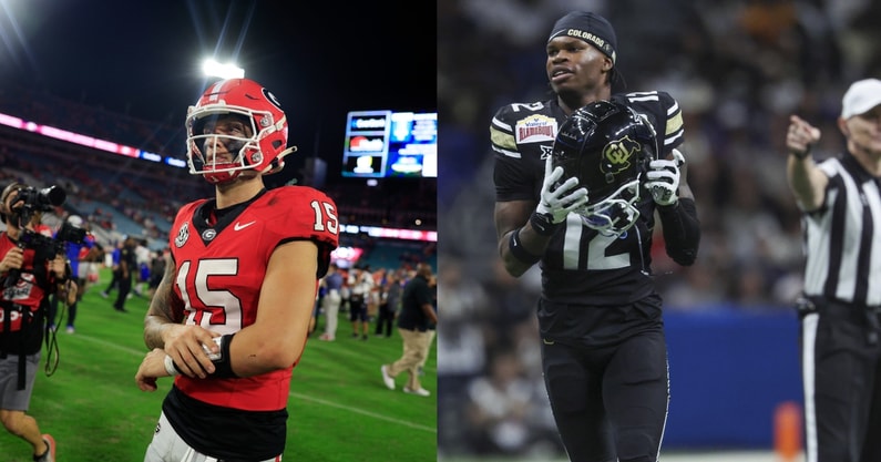 Carson Beck, Georgia. Travis Hunter, Colorado