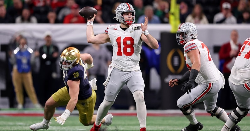 NCAA Football: CFP National Championship-Ohio State at Notre Dame
