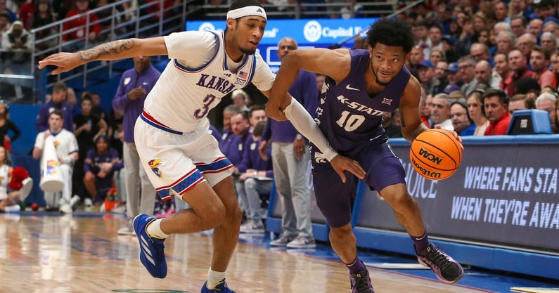 NCAA Basketball: Kansas State at Kansas