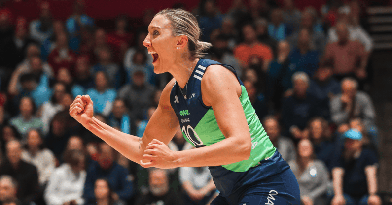 Nebraska coach, LOVB Omaha Jordan Larson