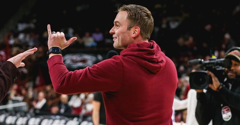 South Carolina athletics director Jeremiah Donati at a Gamecock basketball contest in 2025 (Photo: Katie Dugan | GamecockCentral.com)
