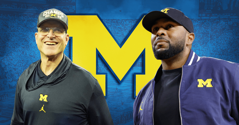 Jim Harbaugh Sherrone Moore