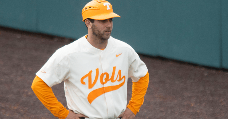 Tennessee Baseball Assistant coach Ross Kivett. Credit: Saul Young/News Sentinel