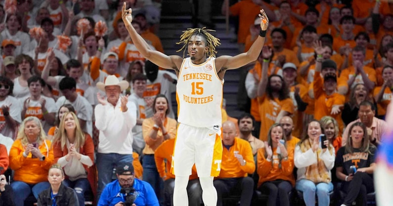 Jahmai Mashack, Tennessee Basketball | Caitie McMekin/News Sentinel / USA TODAY NETWORK via Imagn Images