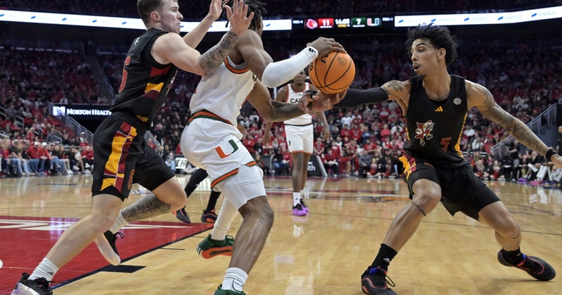 NCAA Basketball: Miami (FL) at Louisville