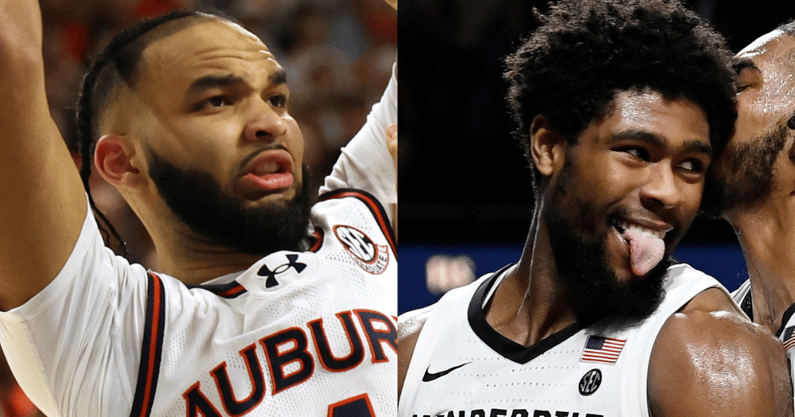 Auburn C Johni Broome, Vanderbilt F Jaylen Carey