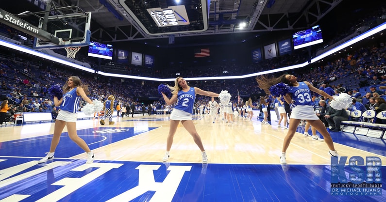 Kentucky dance team members perform at Rupp Arena - Dr. Michael Huang, Kentucky Sports Radio