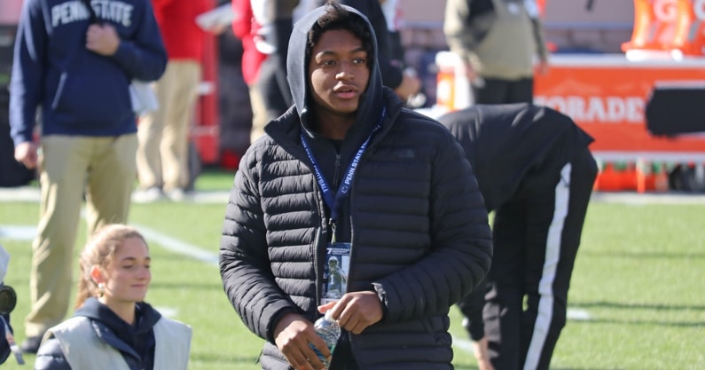 Athlete Elijah Satchell (2026) from Camden, N.J. (Credit: Ryan Snyder | Blue White Illustrated)