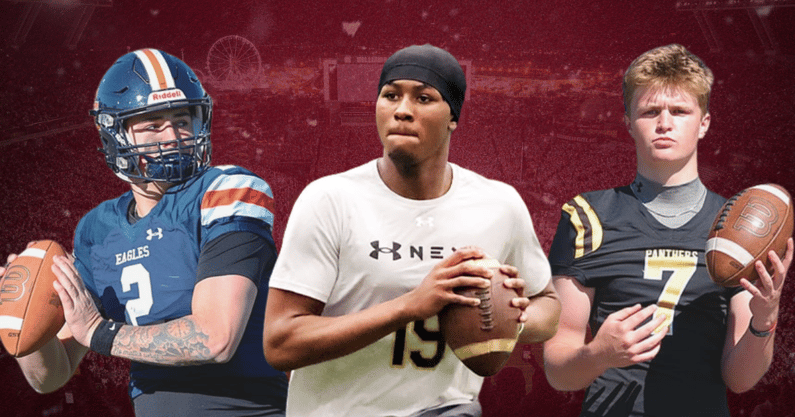 South Carolina QB targets Jared Curtis, Landon Duckworth, and Brady Smigiel (Photos from On3)