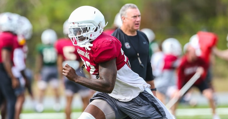 South Carolina football practice (Photo: Katie Dugan | GamecockCentral.com)