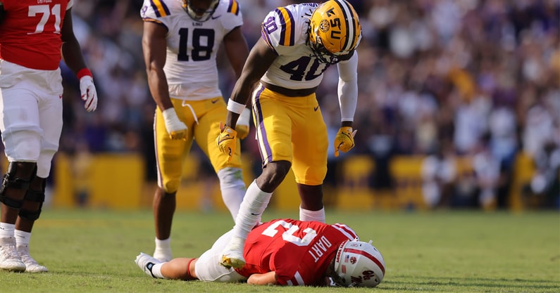 LSU DC Blake Baker's plan for Harold Perkins is set (Photo: Getty Images)
