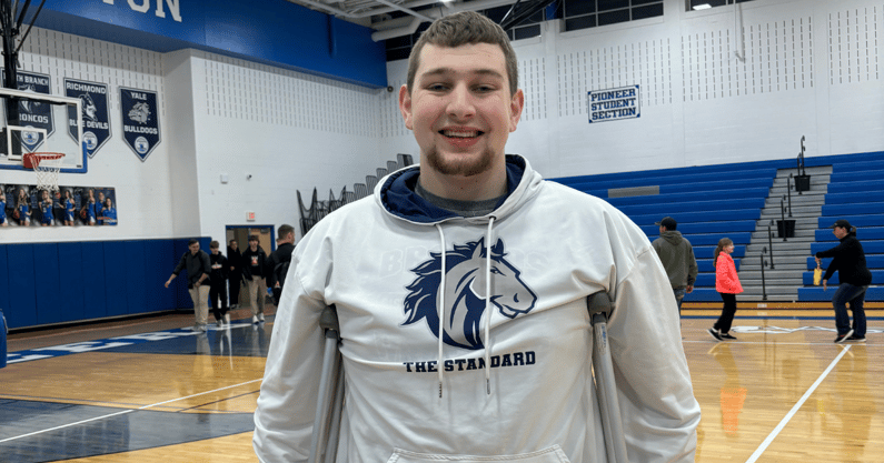 Michigan State commit Eli Bickel (photo courtesy of Kenny Jordan for SpartanMag).