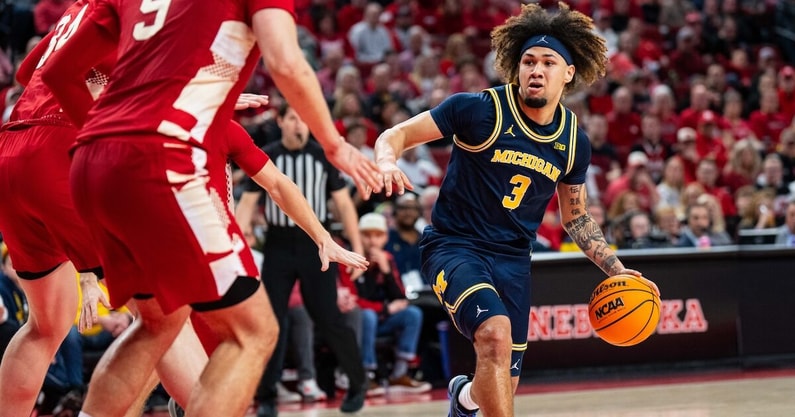 NCAA Basketball: Michigan at Nebraska