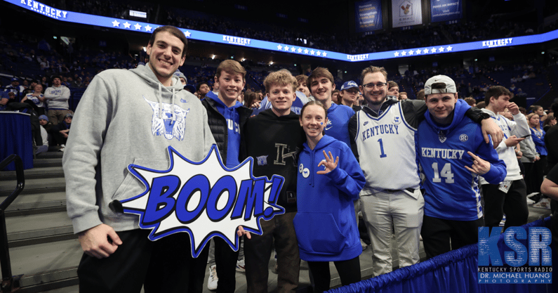 Kentucky fans at a game at Rupp Arena - Dr. Michael Huang, Kentucky Sports Radio