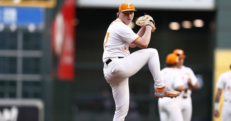 Tennessee pitcher Dylan Loy. Credit: UT Athletics