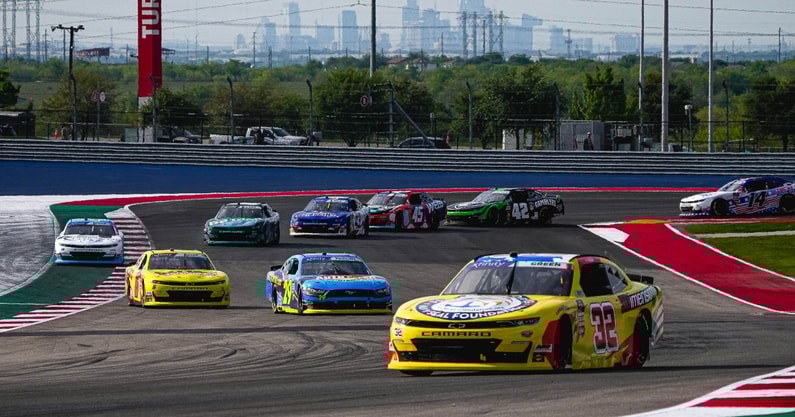 NASCAR COTA barriers