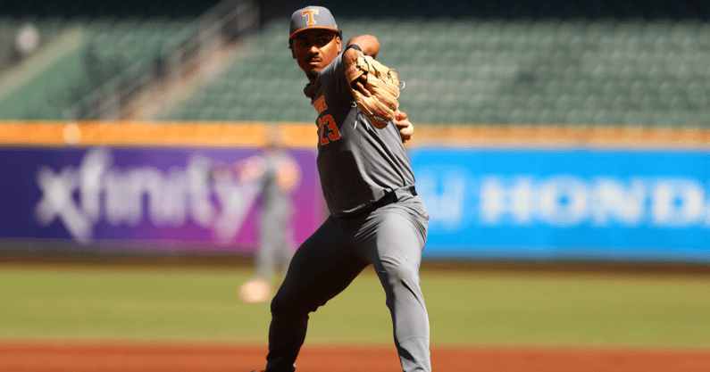 Tennessee RHP Marcus Phillips. Credit: UT Athletics