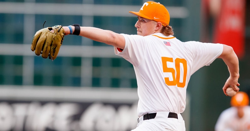 Tennessee pitcher Tanner Franklin. Credit: UT Athletics