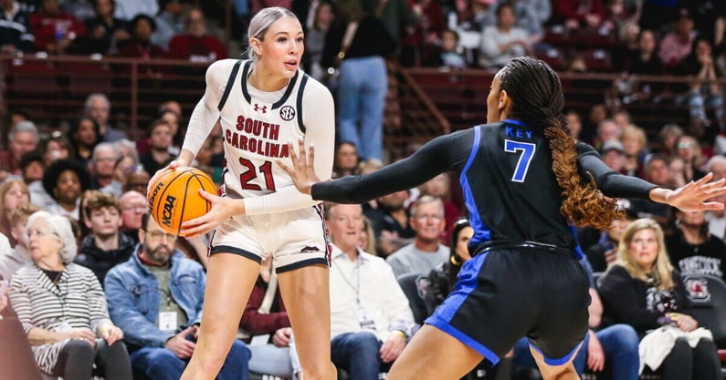 South Carolina women's basketball junior Chloe Kitts. Photo by: Katie Dugan | GamecockCentral