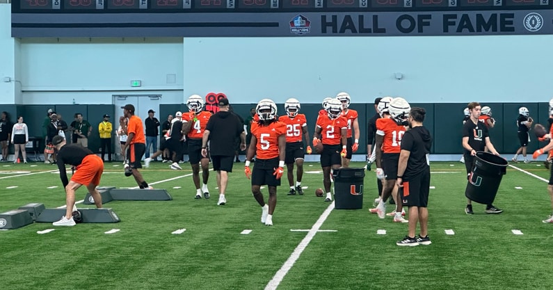 Miami spring practice March 3