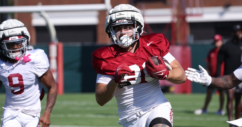 Alabama TE Josh Cuevas