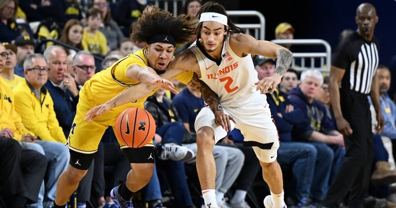 NCAA Basketball: Illinois at Michigan