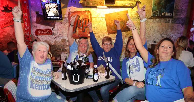 Kentucky fans in Nashville at the SEC Tournament - Dr. Michael Huang, Kentucky Sports Radio
