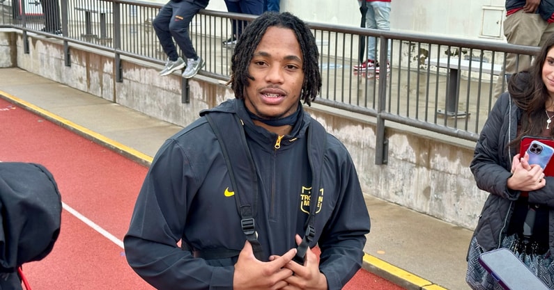 USC cornerback Jaylin Smith at the Trojans' Pro Day