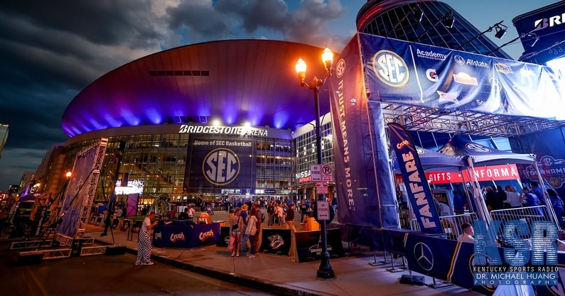 Bridgestone Arena during the SEC Tournament - Dr. Michael Huang, Kentucky Sports Radio
