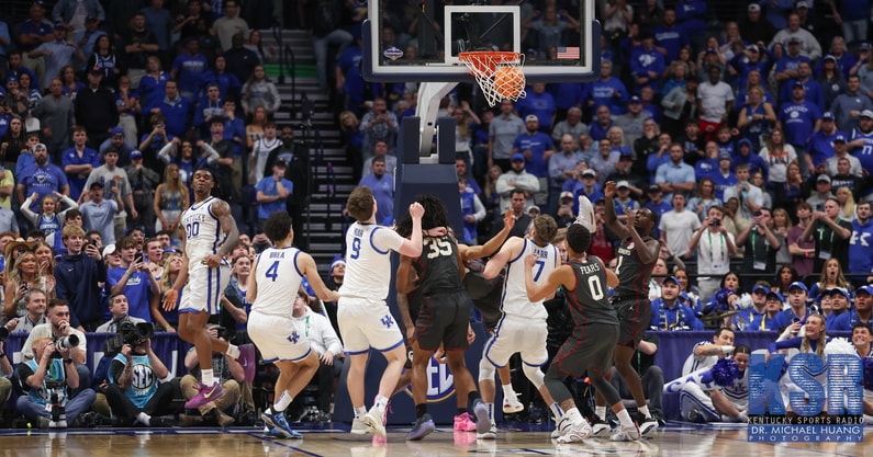 Otega Oweh game winner vs Oklahoma, via Dr. Michael Huang, KSR